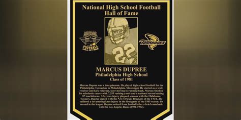 Marcus Dupree set for Hall of Fame enshrinement .